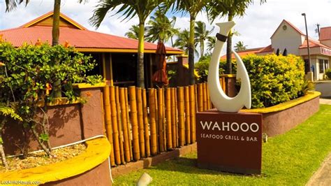 Wahooo Seafood Grill Bar - Restaurants On Kauai Kapaa, Hawaii