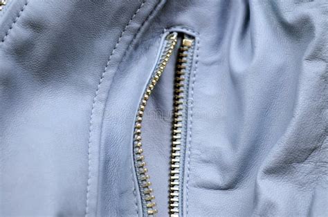 Open Zipper on a Jacket Pocket, Close Up. Stock Photo - Image of fabric ...