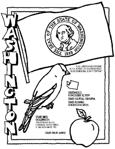 Washington Coloring Page | crayola.com