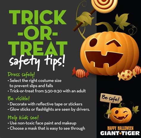 Trick-or-Treat Safety Tips! | Stay Safe! | Pinterest