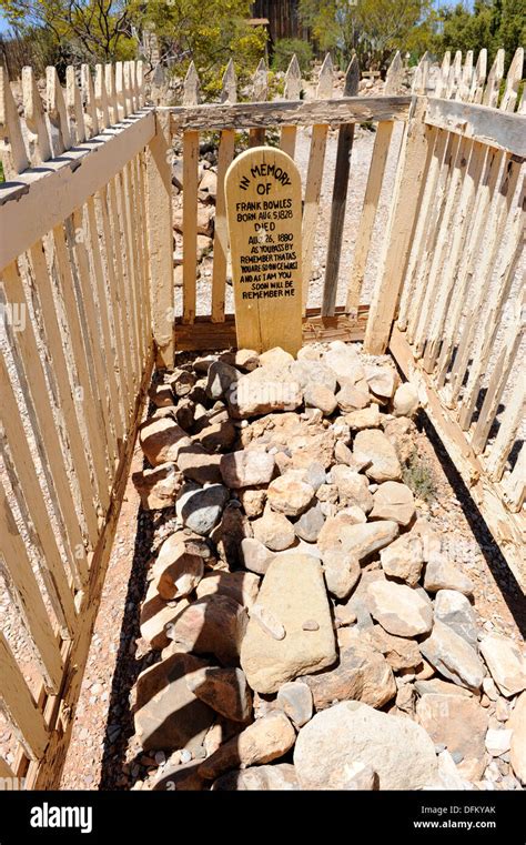 Boothill Graveyard Tombstone Arizona Stock Photo - Alamy