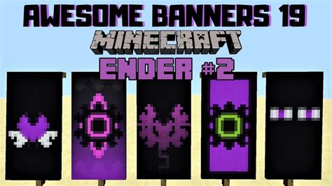 5 AWESOME MINECRAFT BANNER DESIGNS WITH TUTORIAL! #19 - YouTube