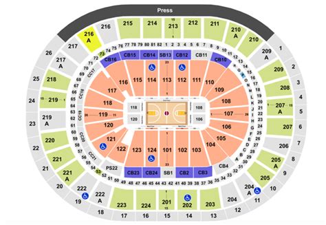 Wells Fargo Center Seating Chart + Rows, Seats and Club Seats