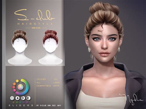 Sims 4 cc braided updo hair - dsaesblog