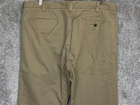 $80 New Lands' End Men's Traditional Fit Flannel Lined Pants Khaki 37x28 | eBay