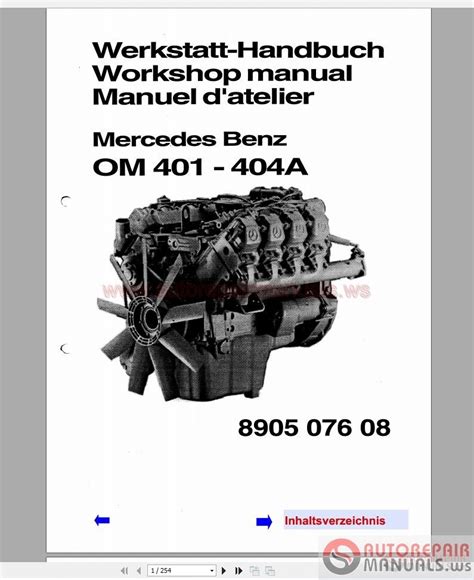 Mercedes Benz 300,400 Series Engine Workshop Manual | Auto Repair Manual Forum - Heavy Equipment ...
