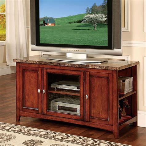 Finely TV Stand (Cherry) Acme Furniture | Furniture Cart