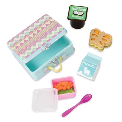 Our Generation: Fashion Accessories Set - All Set For Lunch | American girl doll food, Our ...