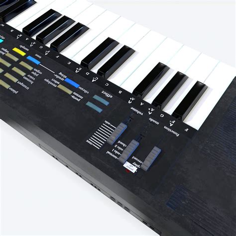 Synthesizer - 3D Model by Daniel Mikulik