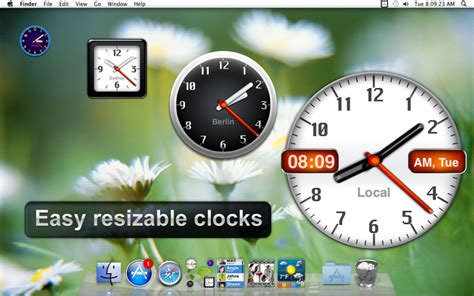 Clock for macbook desktop - runningluli