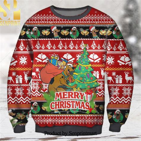 Merry Christmas Scooby Doo 3D Printed Ugly Christmas Sweater