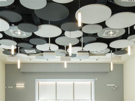 Mineral acoustic ceiling clouds OPTIMA L CANOPY By Armstrong