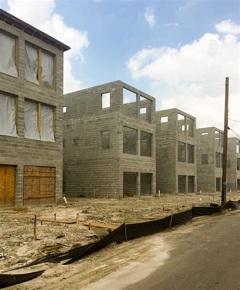 The New Concrete-Block Homes on a Fifth Ward Block by the Tracks | Swamplot