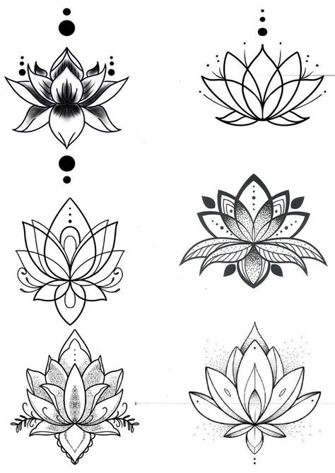 Lotus flower- Fleur de lotus Lotus flower -#anchorandCompassTattooIdeas ...