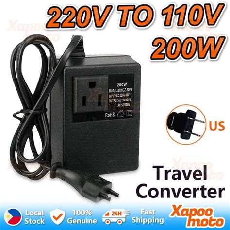 Intelligent Efficient Household 200W Ac 220V To 110V Transformer Voltage Converter Travel ...