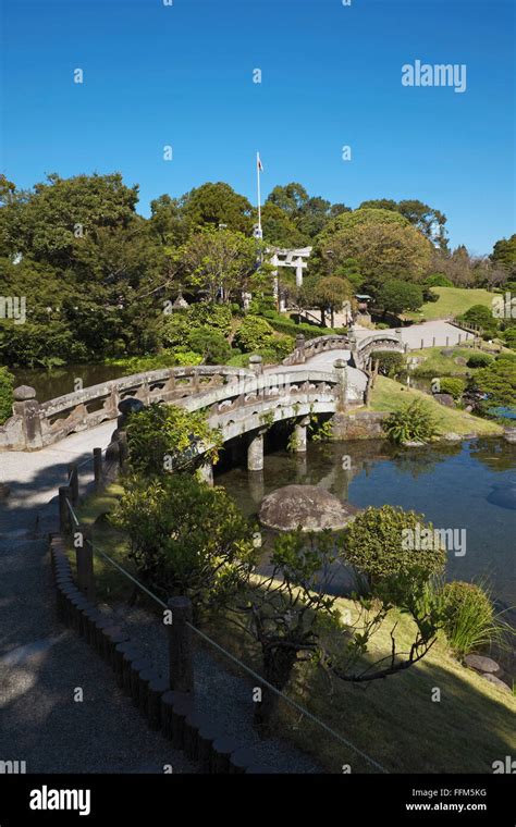 Suizenji Garden, Kumamoto Stock Photo - Alamy