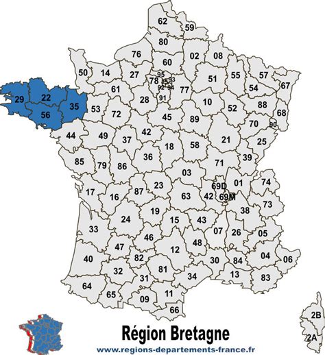 Présentation 86+ imagen carte de france bretagne - fr.thptnganamst.edu.vn