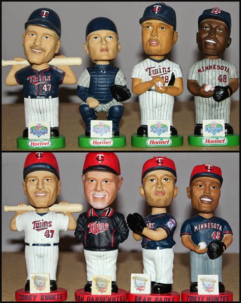 The Bobble Hunter: Minnesota Twins ST Bobblehead Set (Part 4 - Year 2004)