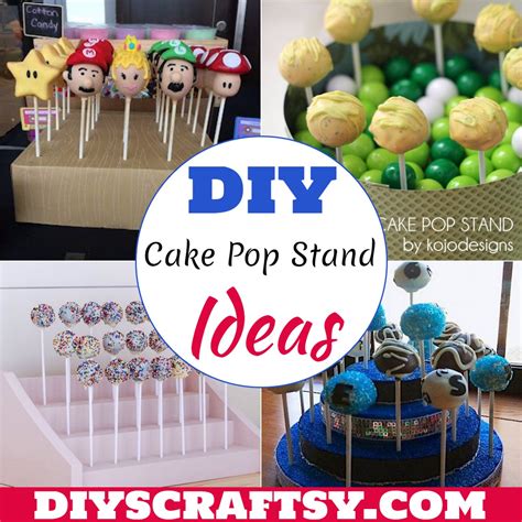 28 DIY Cake Pop Stand Ideas - DIYsCraftsy