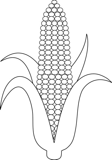 Free Corn Black And White Clipart, Download Free Corn Black And White ...