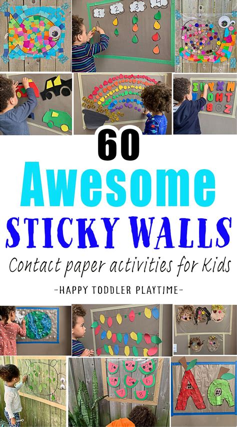 60 Awesome Contact Paper Activities - HAPPY TODDLER PLAYTIME Activities For 1 Year Olds, Art ...