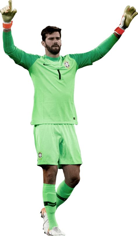 Alisson Becker Brazil football render - FootyRenders