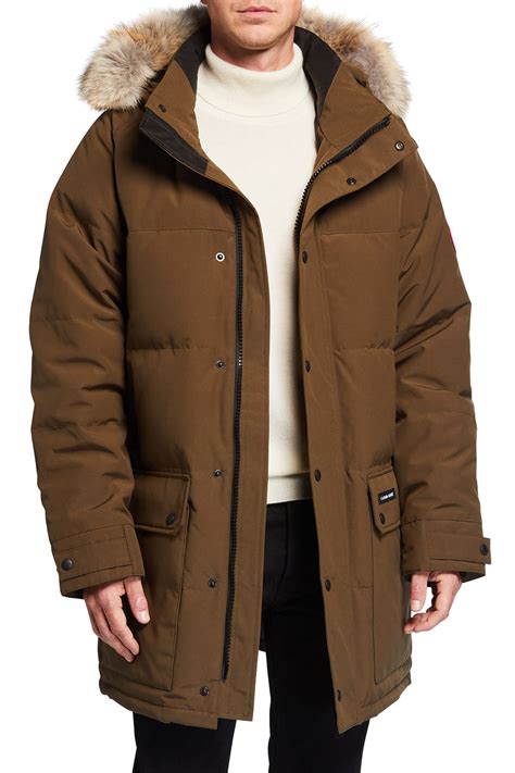 Canada Goose Men's Emory Down Parka with Fur-Trim Hood