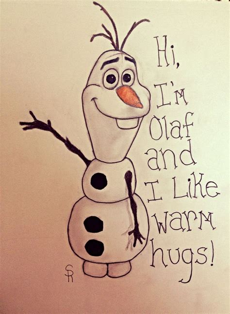 Disney art diy, Olaf drawing, Disney art drawings