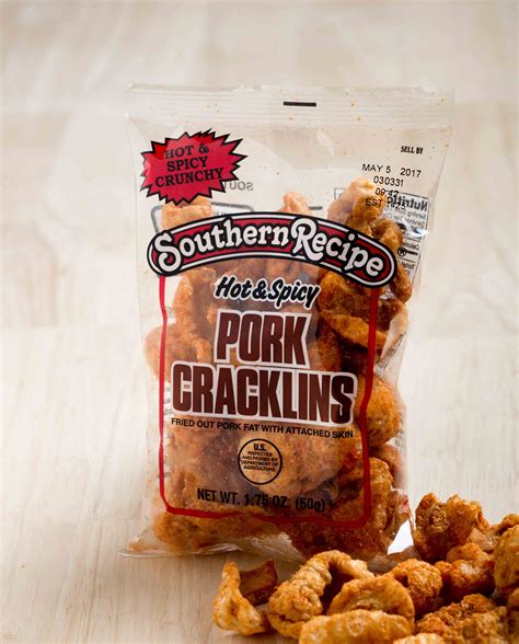 Rudolph Foods. Southern Recipe Hot & Spicy Pork Tender Cracklins