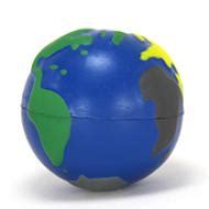 Earth Shaped Stress Balls | Custom Globe Stress Reliever Ball