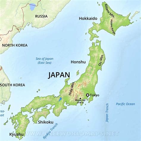 1 japan-map-physical - Limba Sarda 2.0