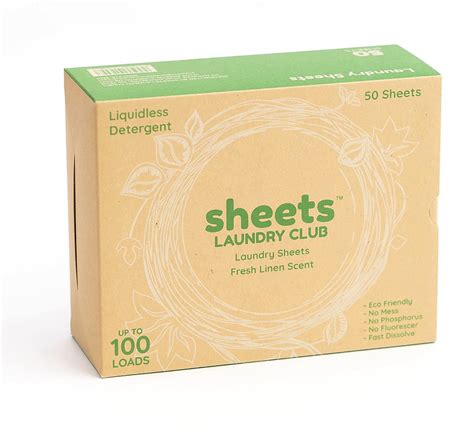 Buy Sheets Laundry Club - Laundry Detergent - (Up to 100 Loads) 50 ...