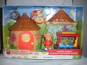 Amazon.com: Daniel Tiger's Neighborhood Bungalow Adventure Playset with Daniel Tiger Figure ...