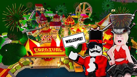 Bloxburg: CARNIVAL (collab with: FloatRoblox) - YouTube