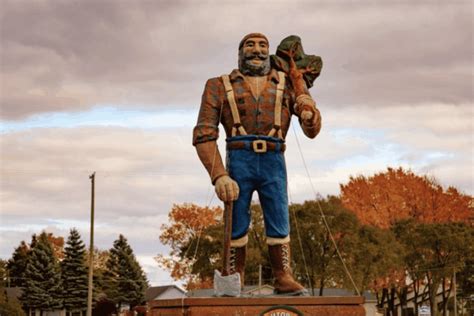 Legends & Lore: Find These 8 Michigan Paul Bunyan Statues