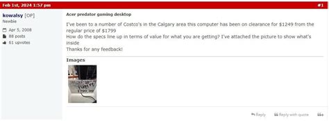 Acer predator gaming desktop - RedFlagDeals.com Forums