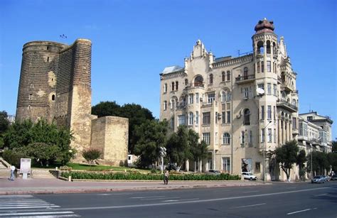 The Maiden Tower of Baku, Azerbaijan