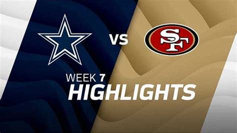 HIGHLIGHTS: Week 7 - Cowboys vs. 49ers