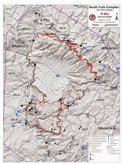 South Fork Complex: Maps