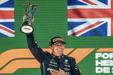 George Russell wins his first F1 race in Brazilian GP