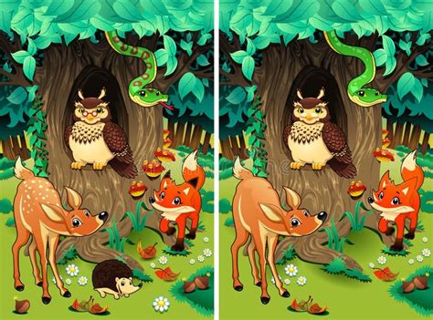 Spot the differences. vector illustration | Desarrollo infantil ...