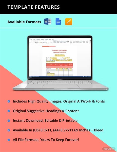Free daily construction worksheet template excel word apple numbers apple pages – Artofit
