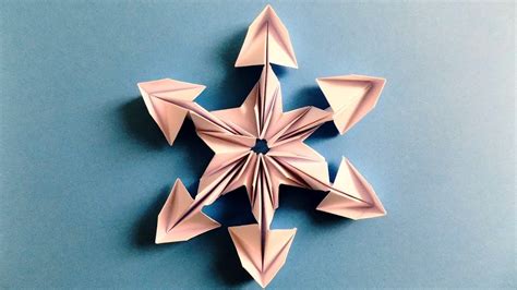 Origami snowflake | How to make Beautiful 3D SnowFlakes Origami - YouTube