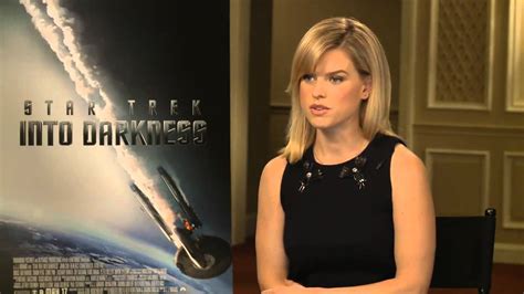 "Star Trek: Into Darkness" Interview with Alice Eve - YouTube