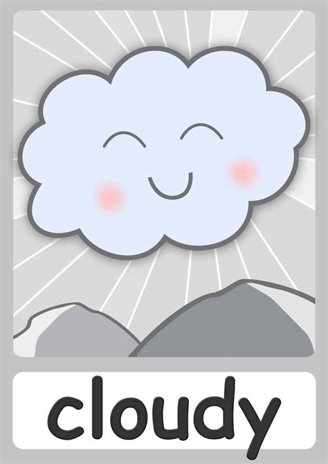 Weather flashcards - Teach the Weather - FREE Flashcards & Posters!