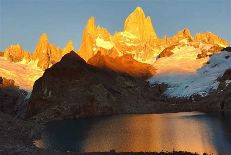 On this Day: Sunrise at Fitz Roy in El Chaltén - The Travelling Triplet