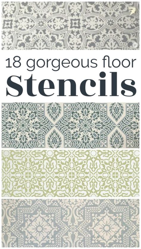 The absolute best floor stencils plus tips for a perfectly stenciled ...