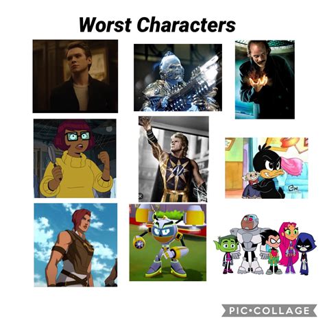 My top 9 Worst Characters by masedog78 on DeviantArt