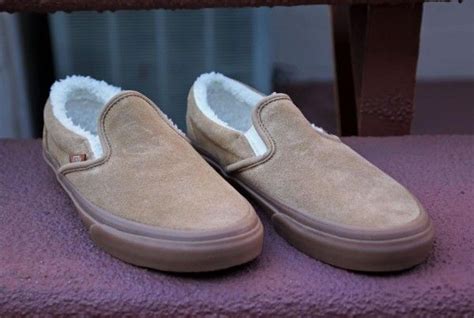 Vans Classic Slip-On "Tan Sherpa" | Vans, Shoes for school, Vans classic slip on sneaker