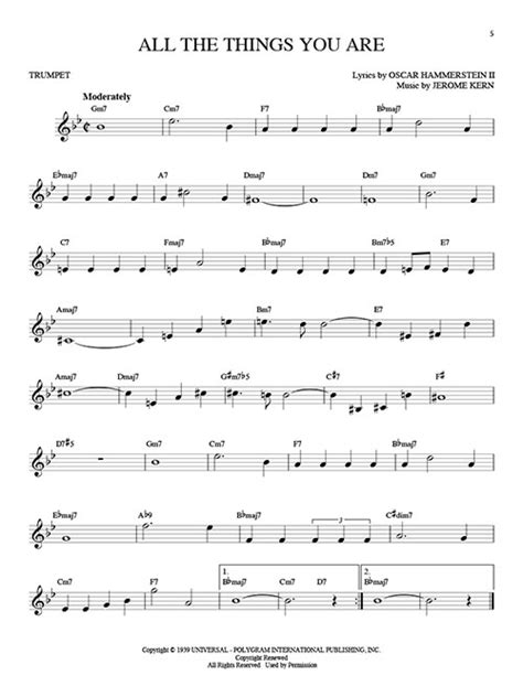 101 Jazz Songs for Trumpet - Instrumental Solo - Taylor's Music Store ...